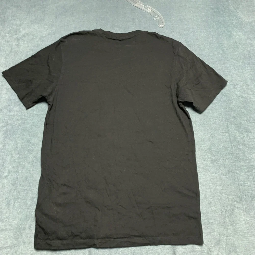 The North Face T-Shirt Men Medium Black Graphic Logo Crew Neck Casual Summer Tee